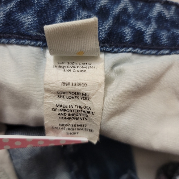 Show Me Your Mumu Dallas High Waisted Short Women's Size 27 Medium Wash - Picture 15 of 15